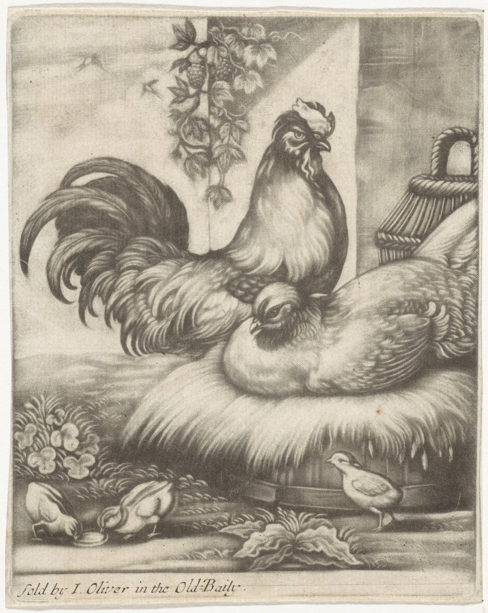 Coq et poule - Jan Griffier (I)