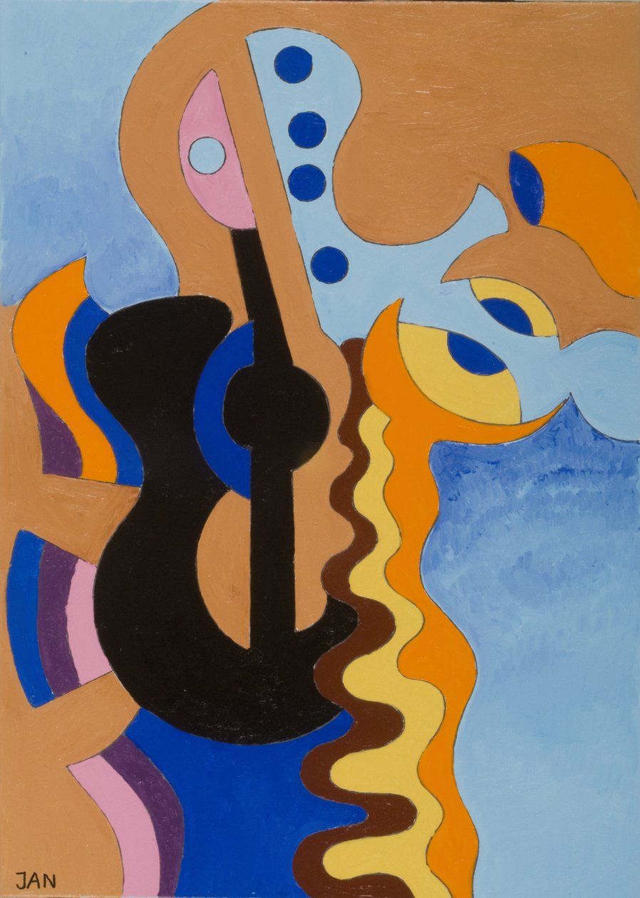 Guitare noire, 2009 - Jan Groneberg