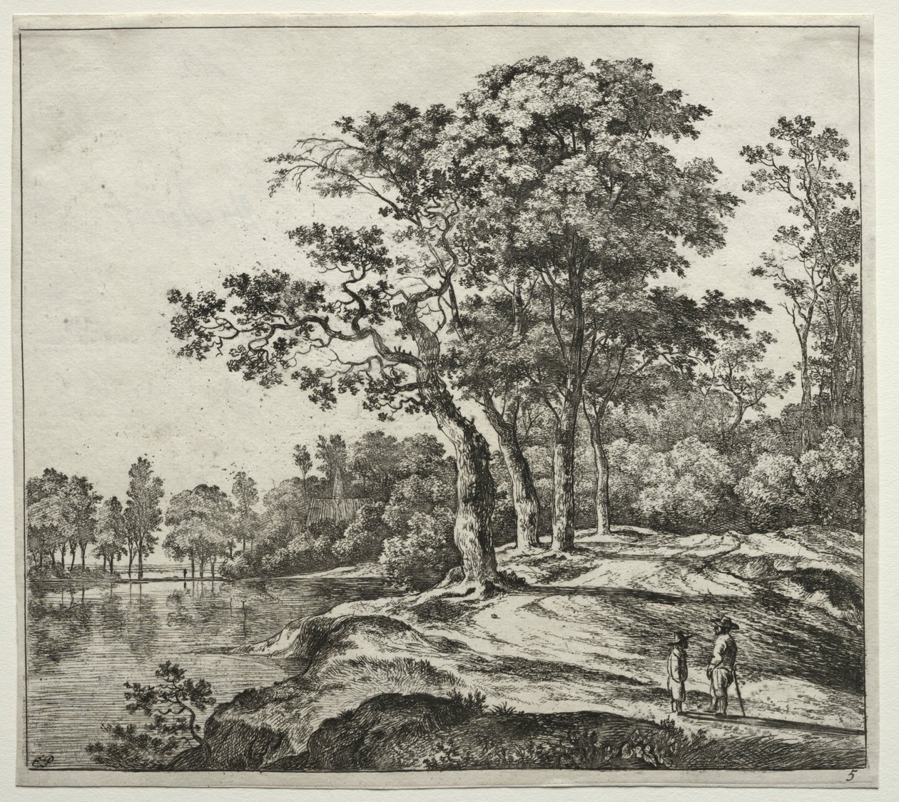 Les quatre arbres - Jan Hackaert