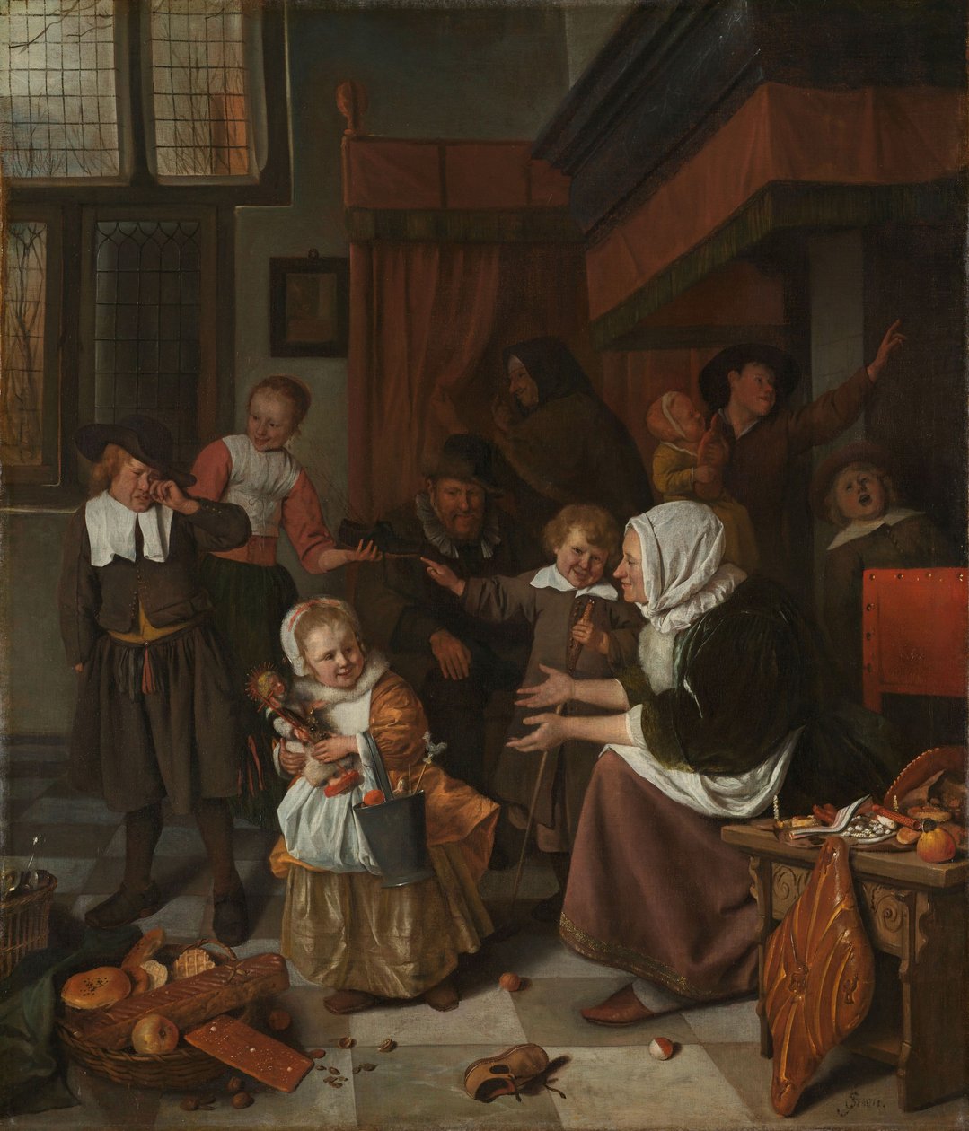 La fête de Saint Nicolas - Jan Havicksz. Steen