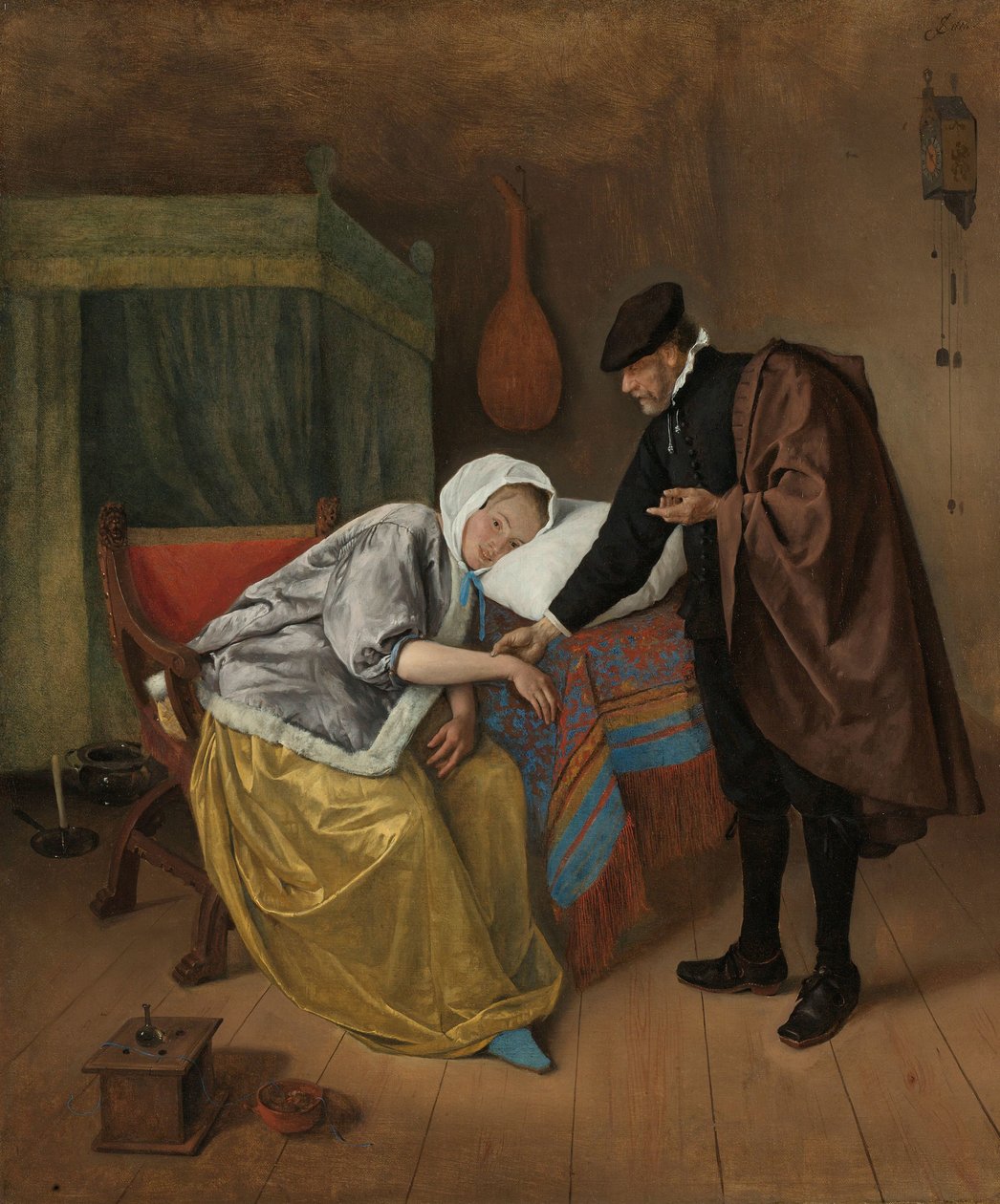 La femme malade - Jan Havicksz. Steen