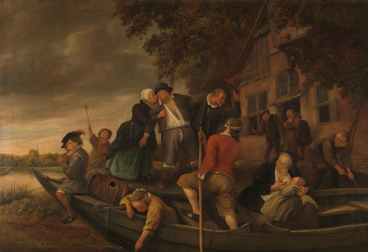 Le joyeux retour à la maison - Jan Havicksz. Steen