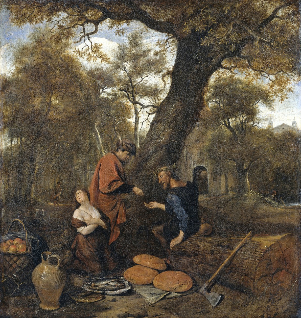 Erysichthon vend sa fille Mestra, 1660 - Jan Havickszoon Steen