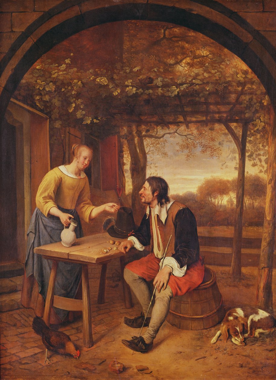 Le repos du voyageur - Jan Havickszoon Steen