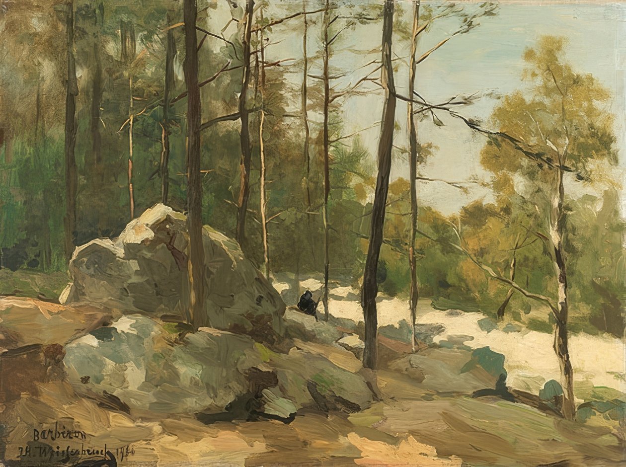 Clairière près de Barbizon - Jan Hendrik Weissenbruch