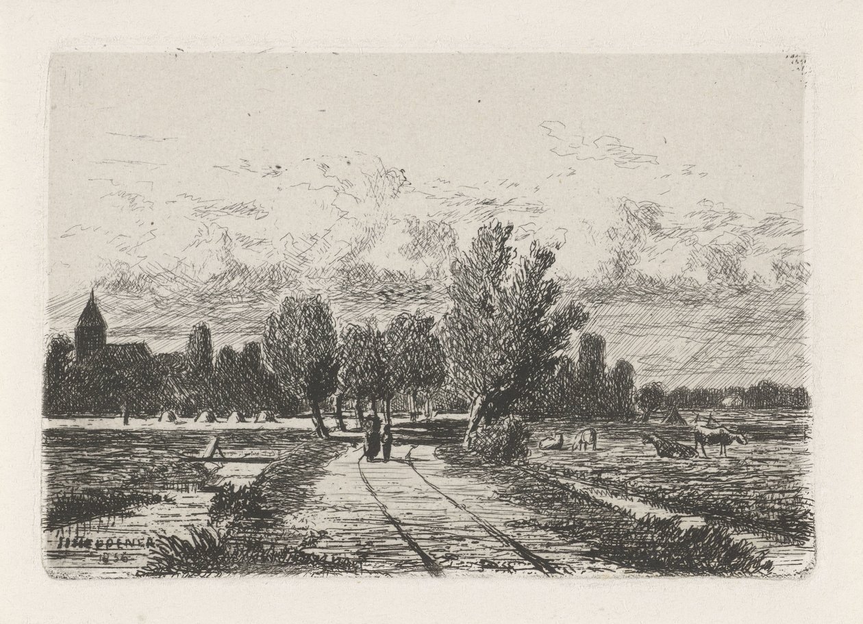 Paysage de polder - Jan Heppener