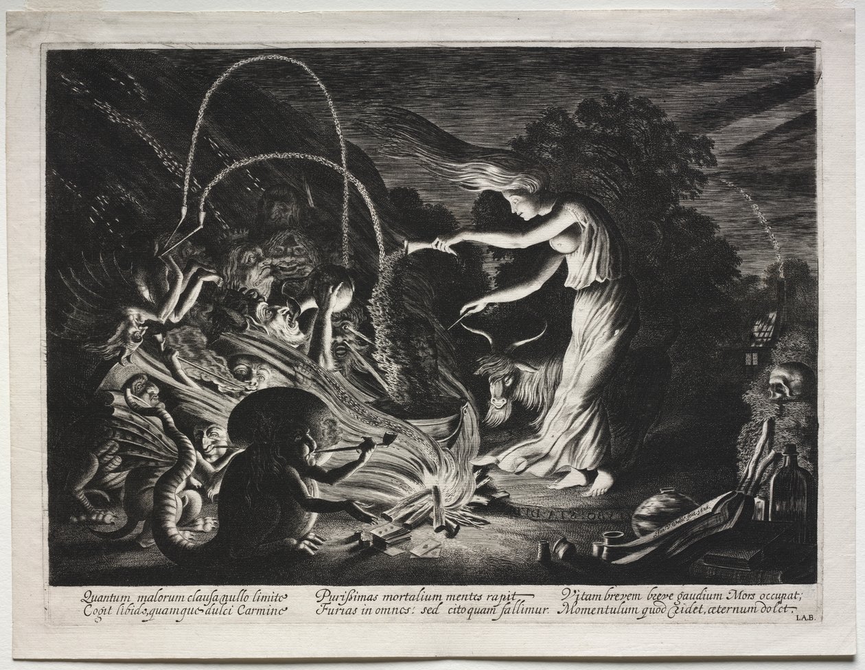 La Sorcière (Scène Nocturne) - Jan Jansz. van de Velde