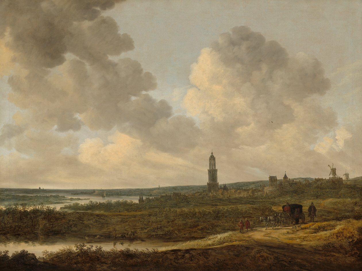 Vue de Rhenen - Jan Josephsz van Goyen