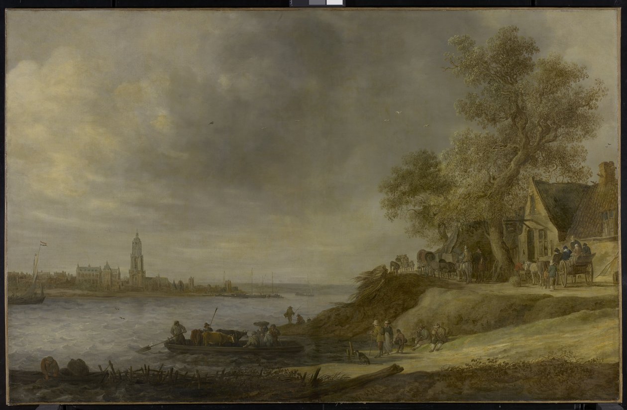 Vue de Rhenen, 1641 - Jan Josephsz van Goyen