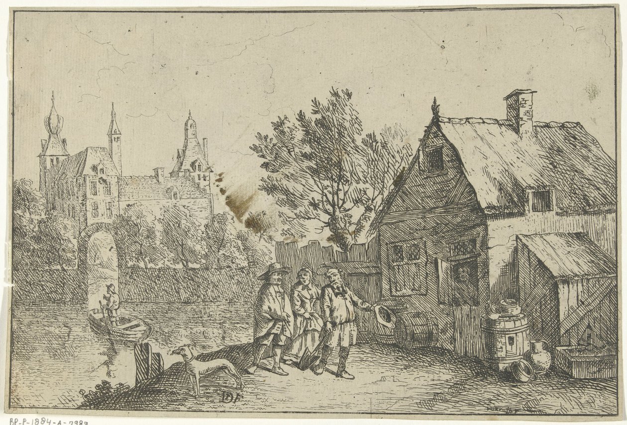 Maison de paysan au bord de l