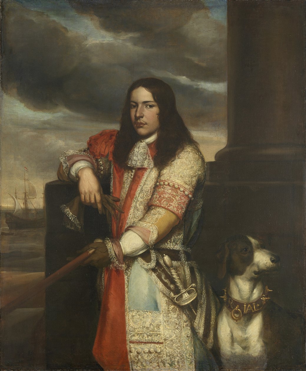 Engel de Ruyter 1649-1683, vice-amiral néerlandais, 1680 - Jan Lievens