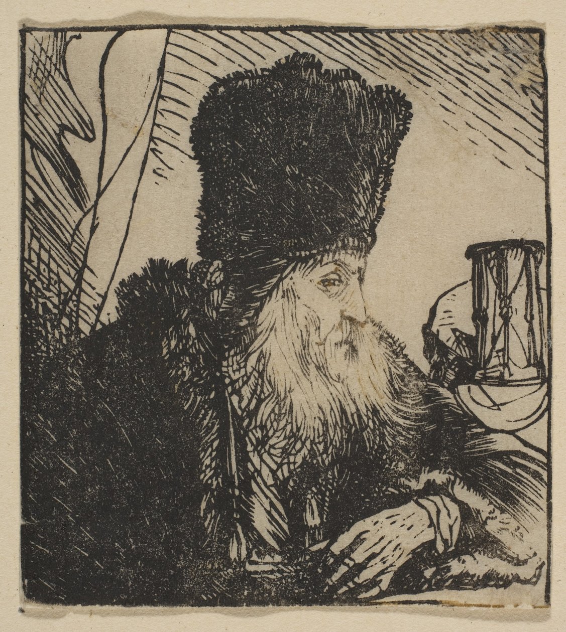 Philosophe avec un sablier, 1620-74 - Jan Lievens