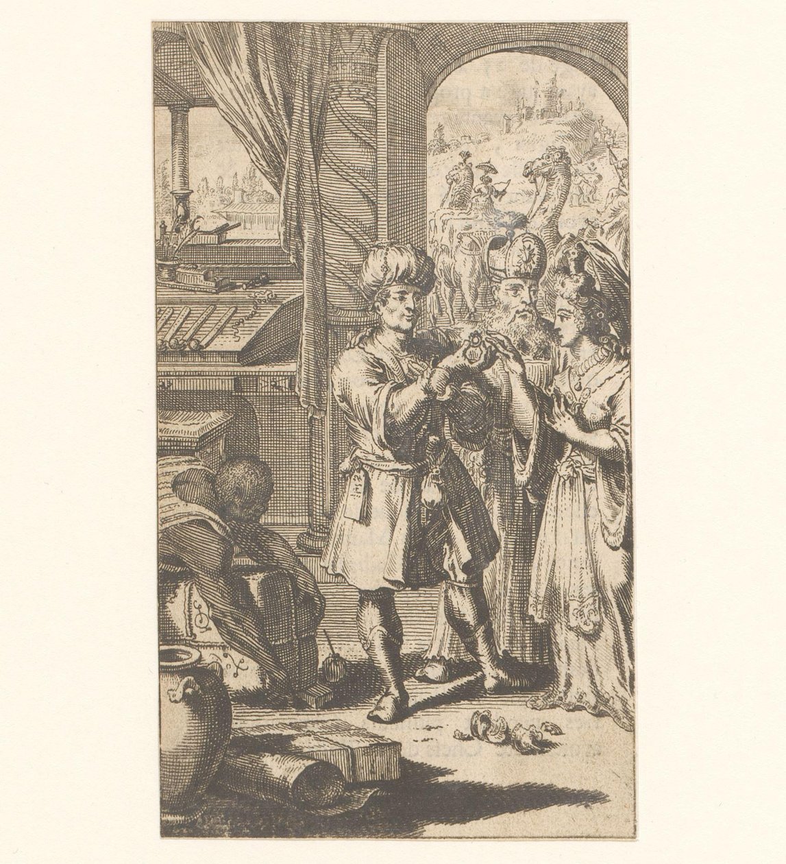 Mariage entre Mohammed et Chadidja - Jan Luyken (possibly)