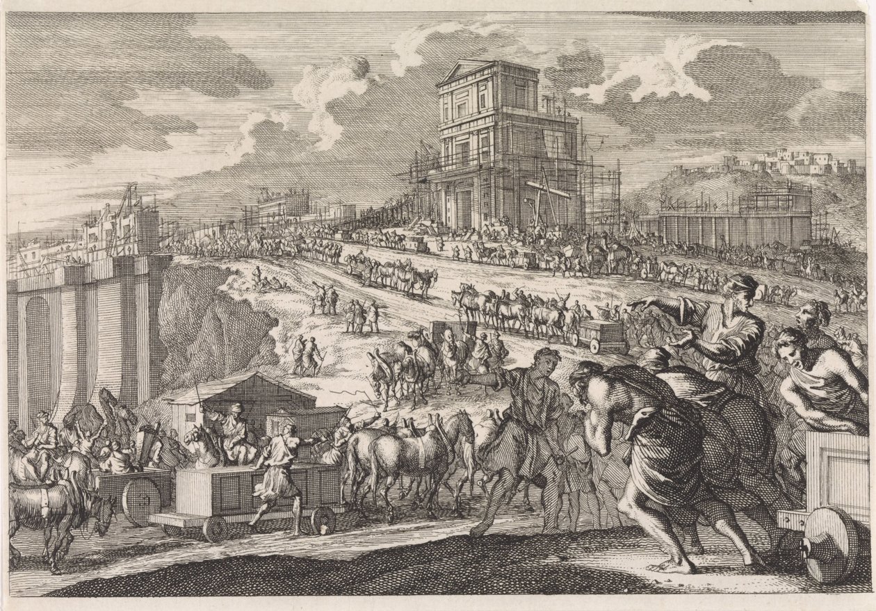 Construction du temple de Salomon - Jan Luyken