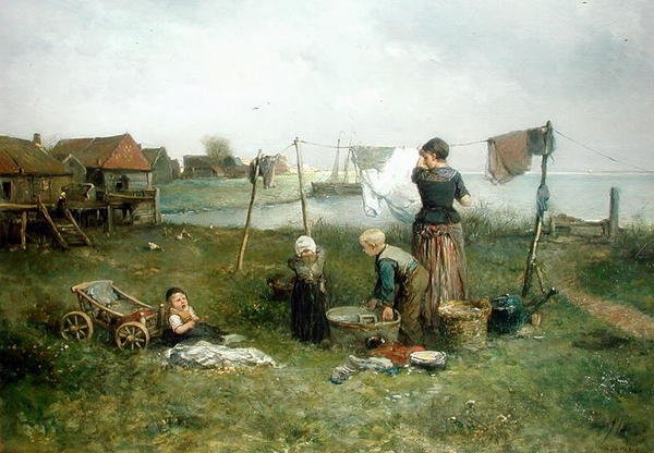 Étendre le linge - Jan Mari Henri Ten Kate