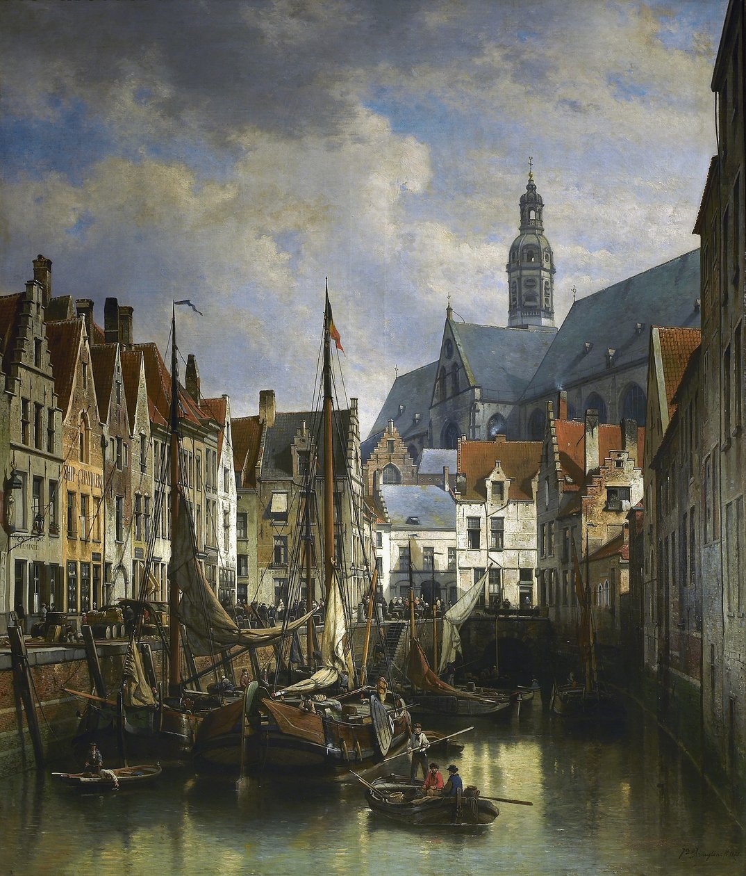 Vue de la Koolvliet à Anvers - Jan Michiel Ruyten