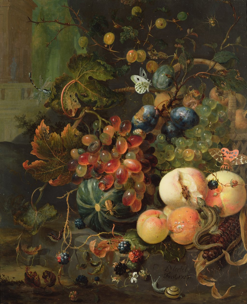 Nature morte de fruits et d