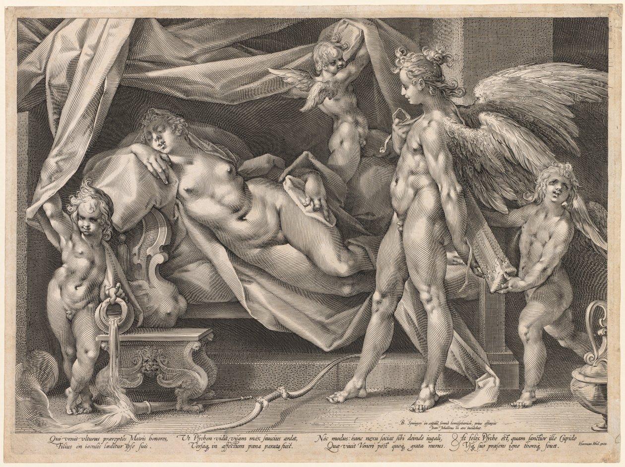 Cupidon et Psyché - Jan Muller