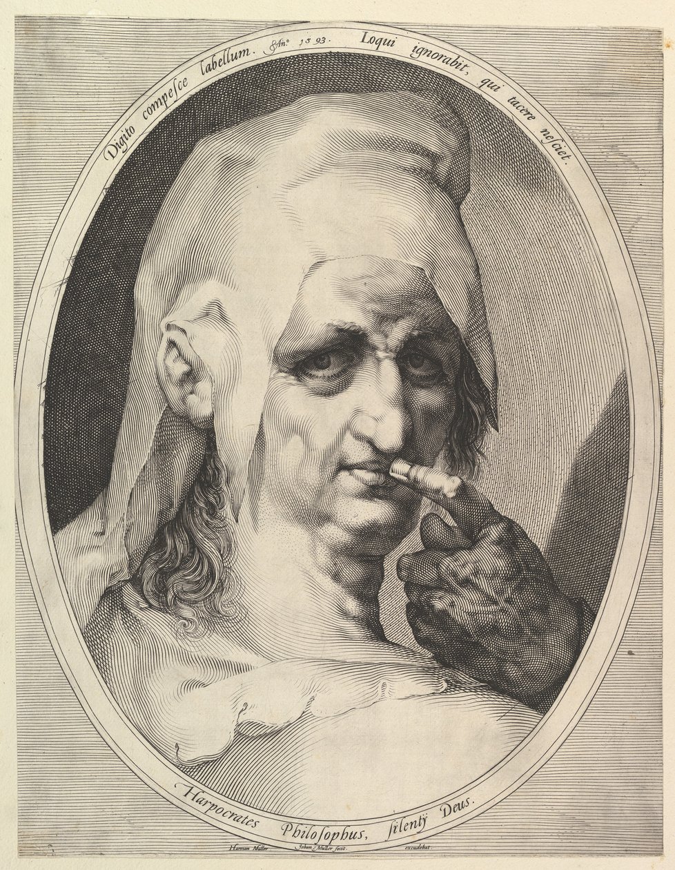 Harpocrate, philosophe - Jan Muller