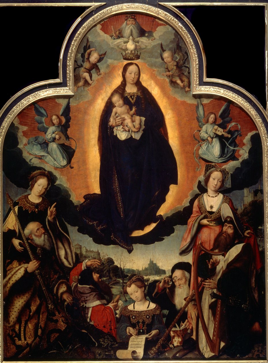 La glorification de la Vierge - Jan Provoost