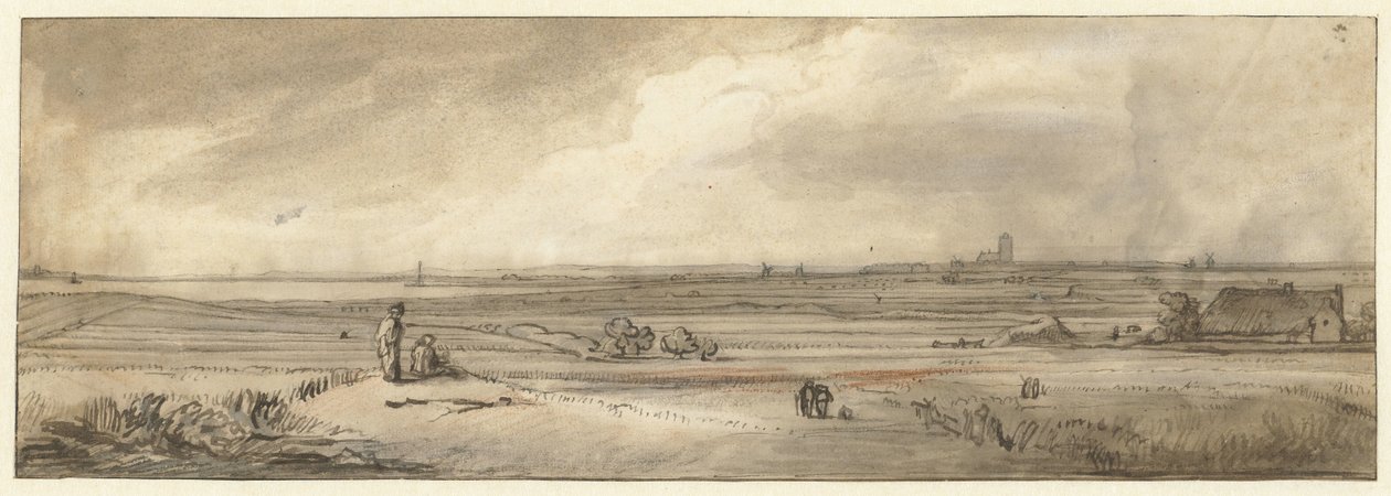 Vue de Naarden, vue de Muiderberg - Jan Ruyscher