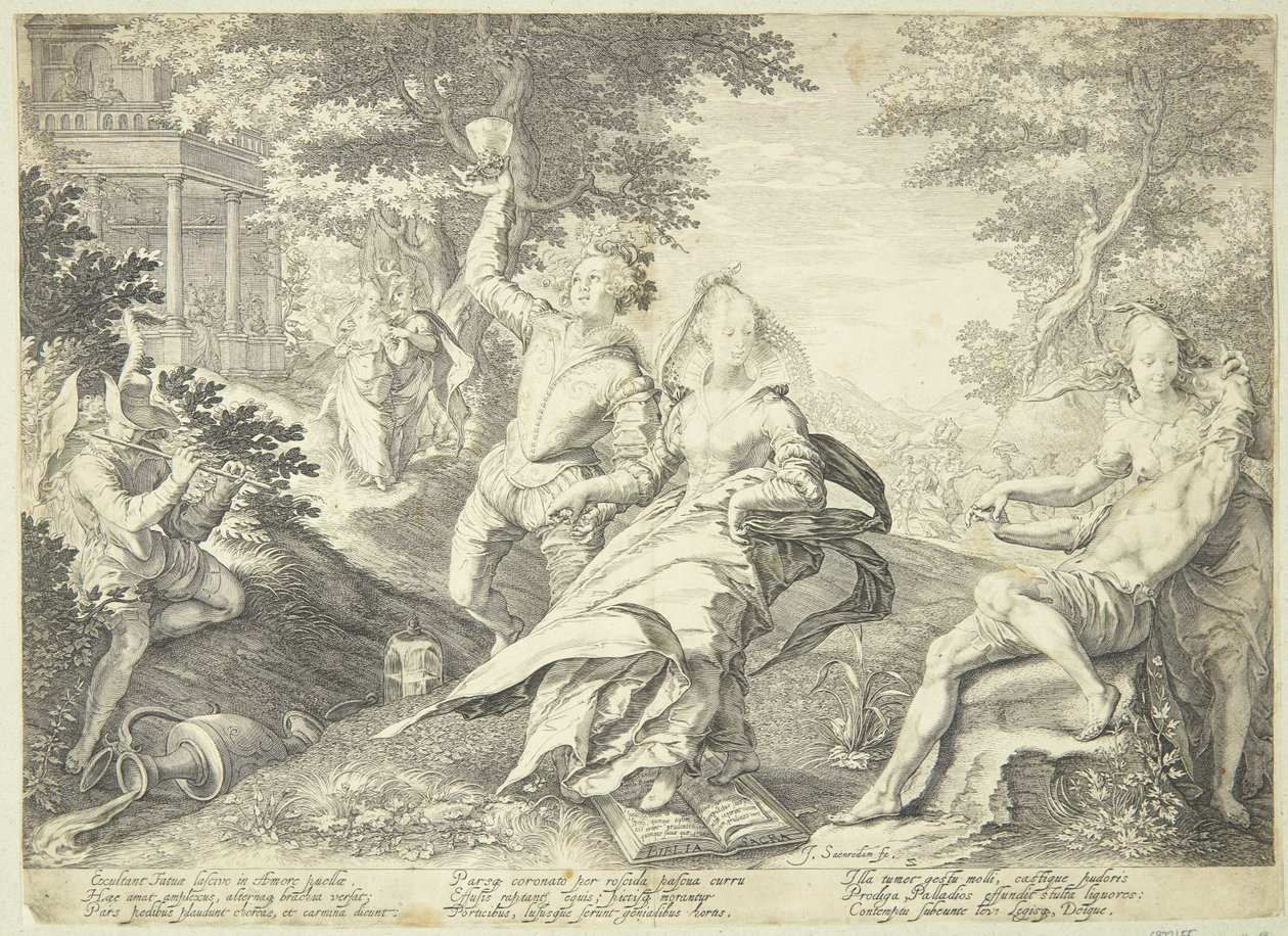 Les vierges folles festoient - Jan Saenredam