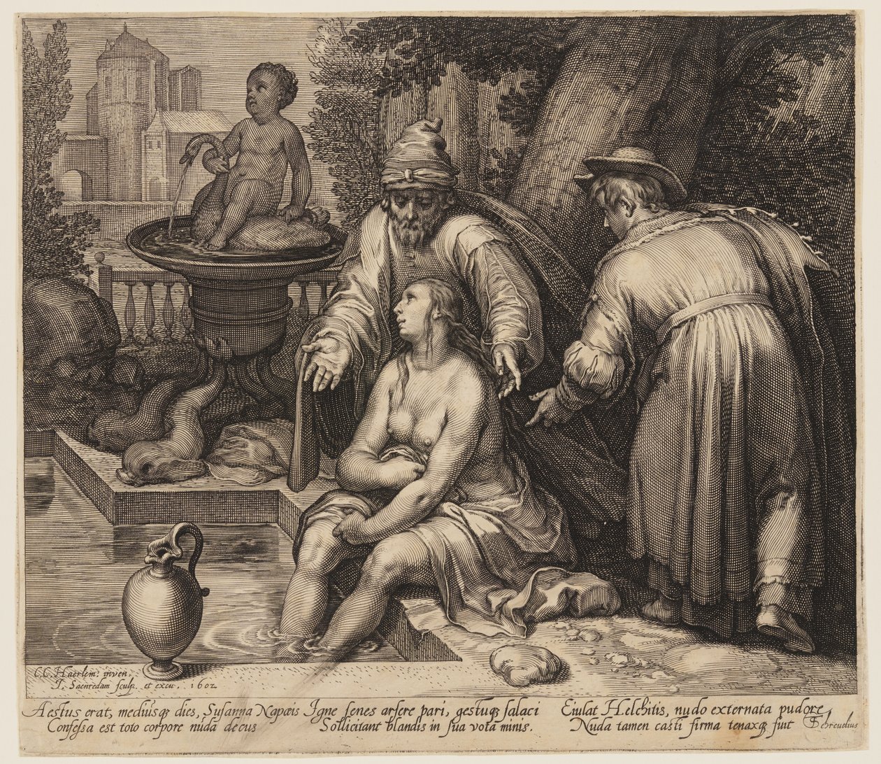 Susanna et les anciens - Jan Saenredam