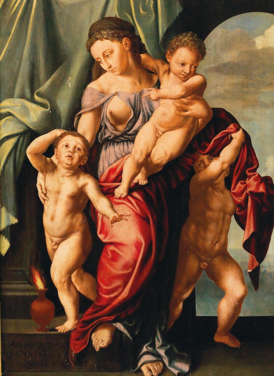 Latin : Caritas Romana - Jan Sanders van Hemessen