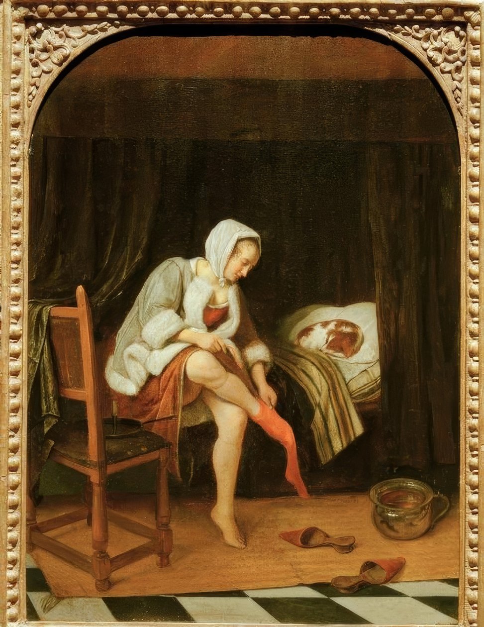 Femme à la toilette - Jan Havickszoon Steen