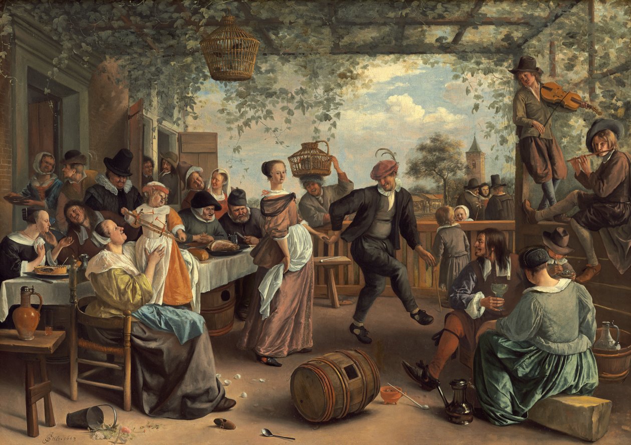 Le couple dansant - Jan Steen