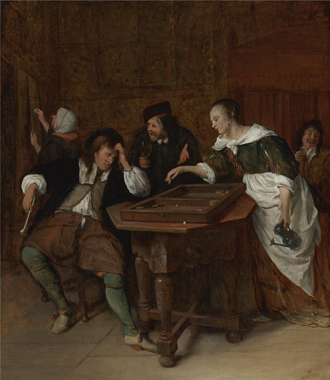 Les joueurs de Tric-Trac - Jan Steen