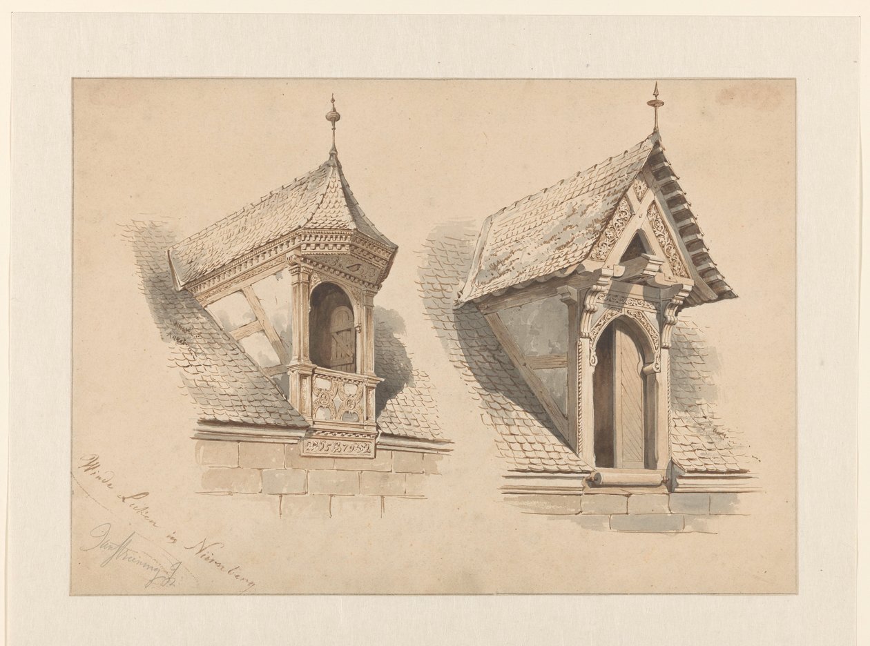 Deux lucarnes à Nuremberg - Jan Striening