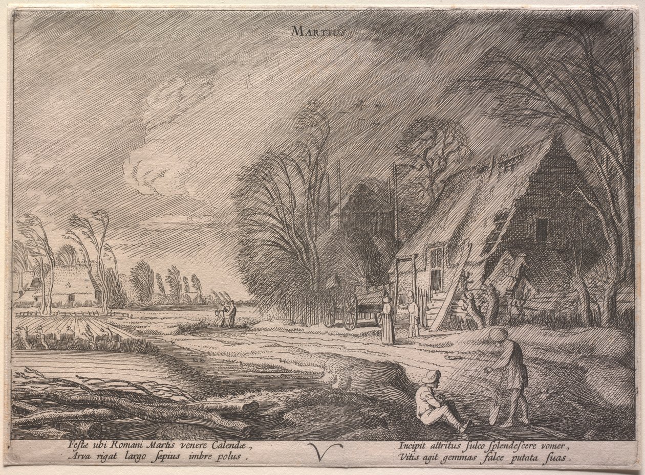Les Douze Mois : Mars - Jan Van de Velde