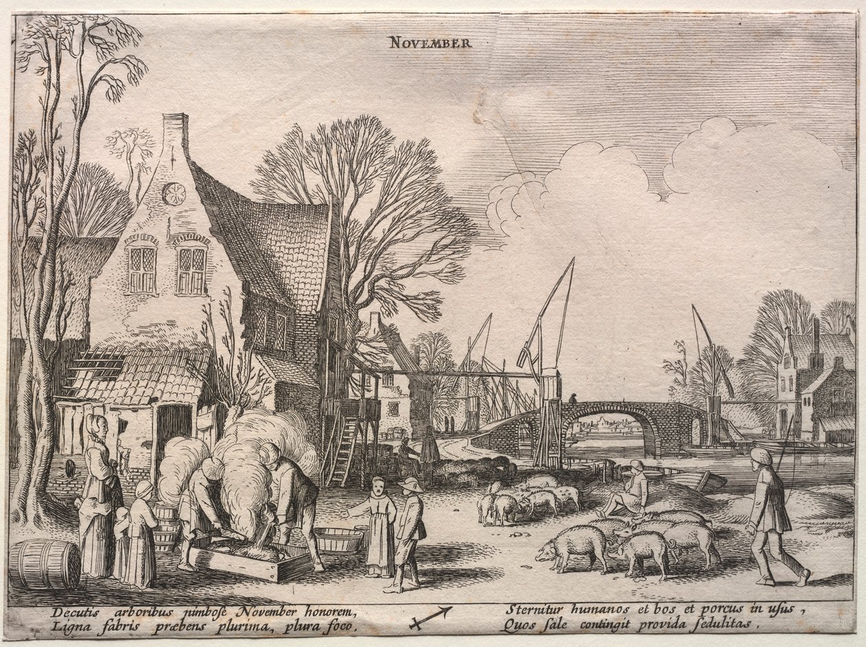 Les Douze Mois : Novembre - Jan Van de Velde