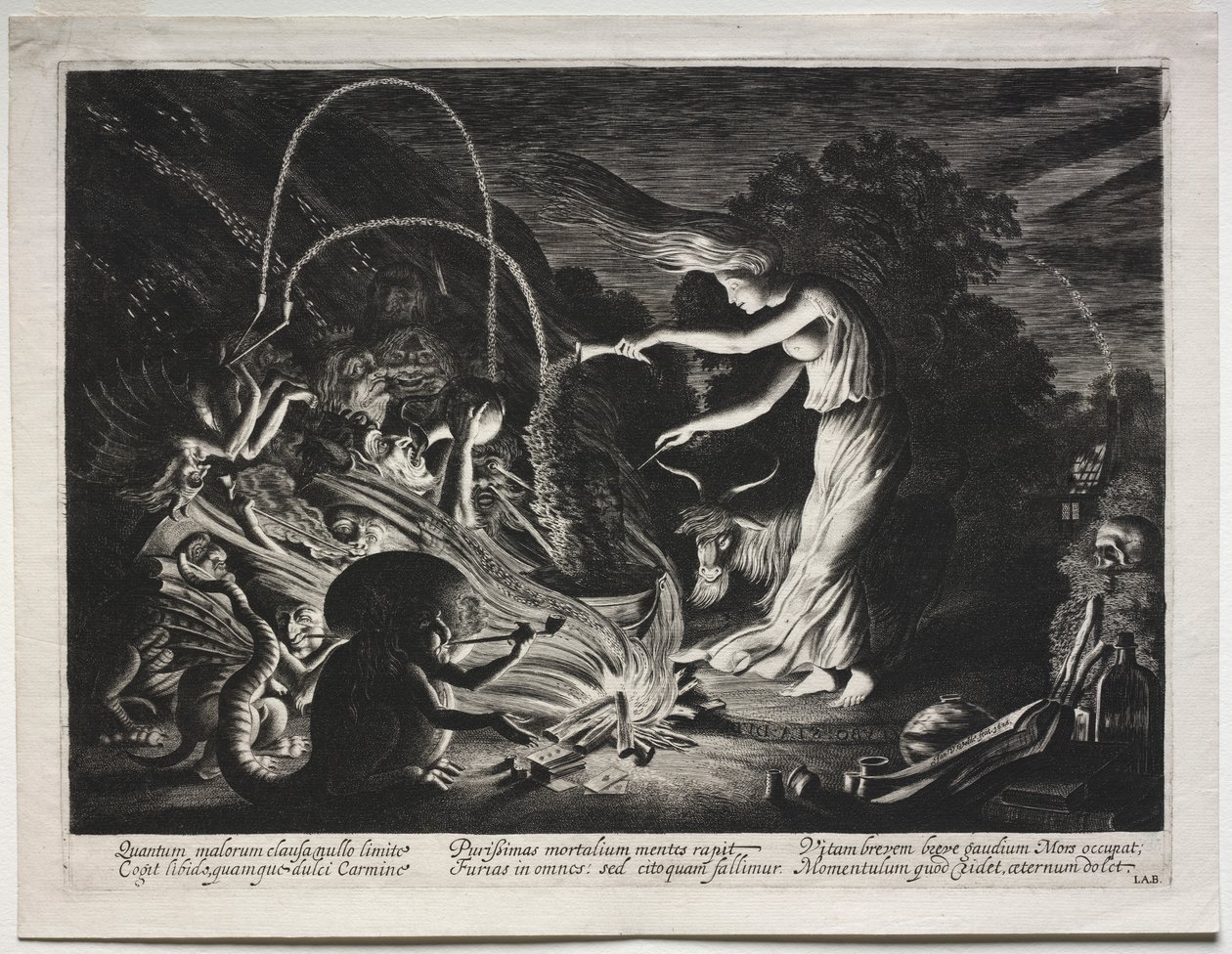 La Sorcière (Scène Nocturne) - Jan Van de Velde