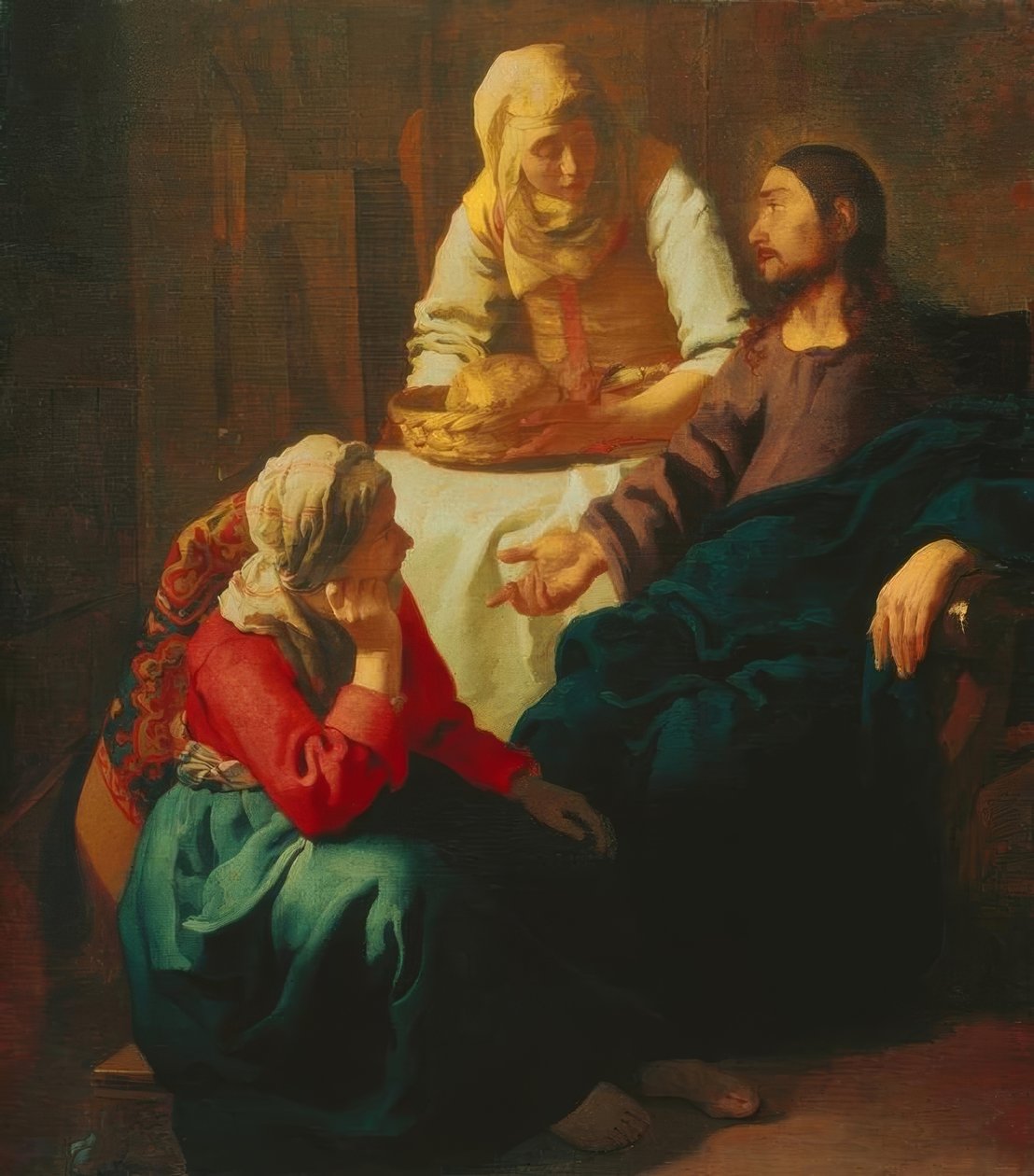 Christ chez Marie et Marthe - Jan Vermeer van Delft