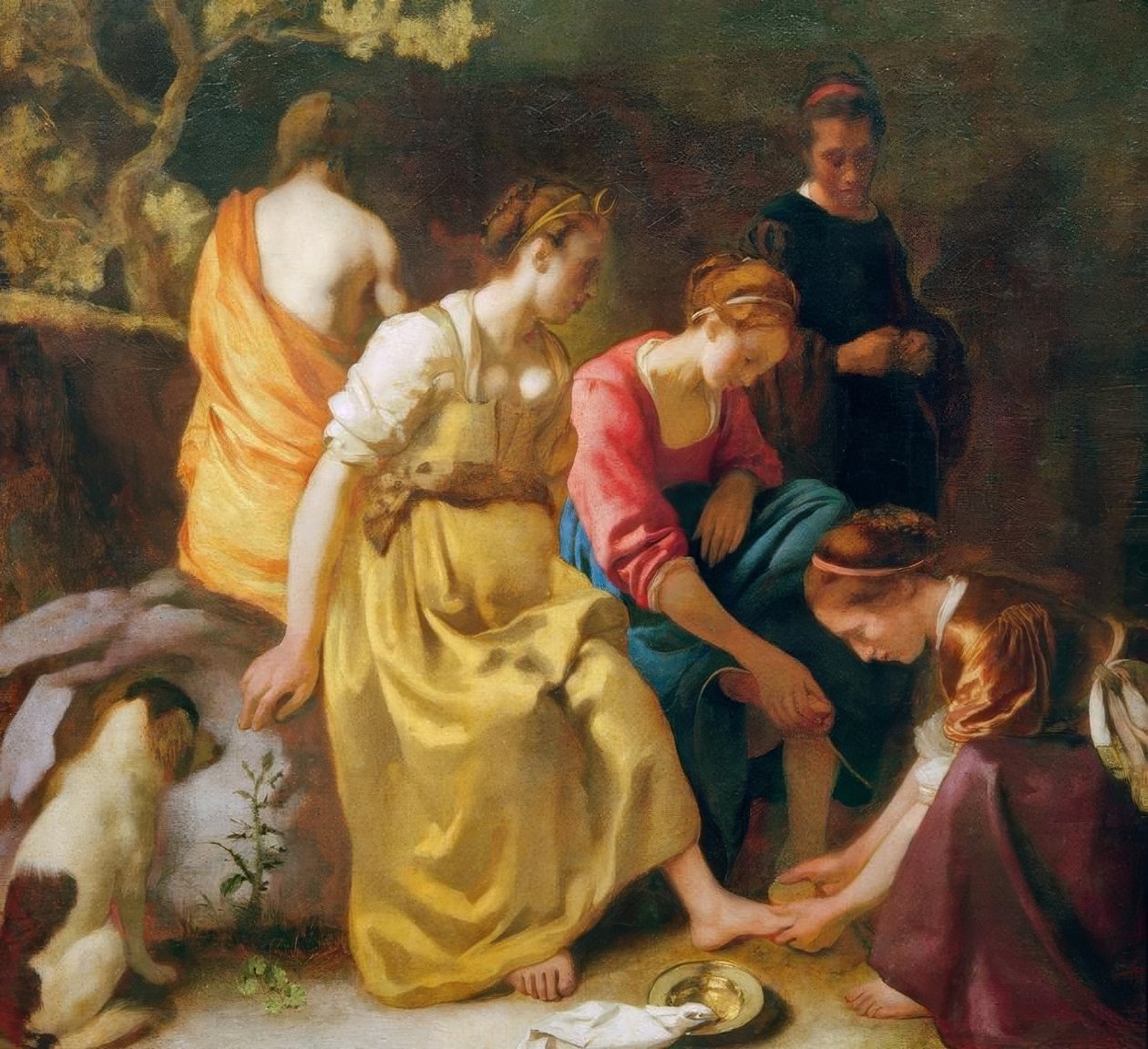 Diane avec ses compagnes - Jan Vermeer van Delft