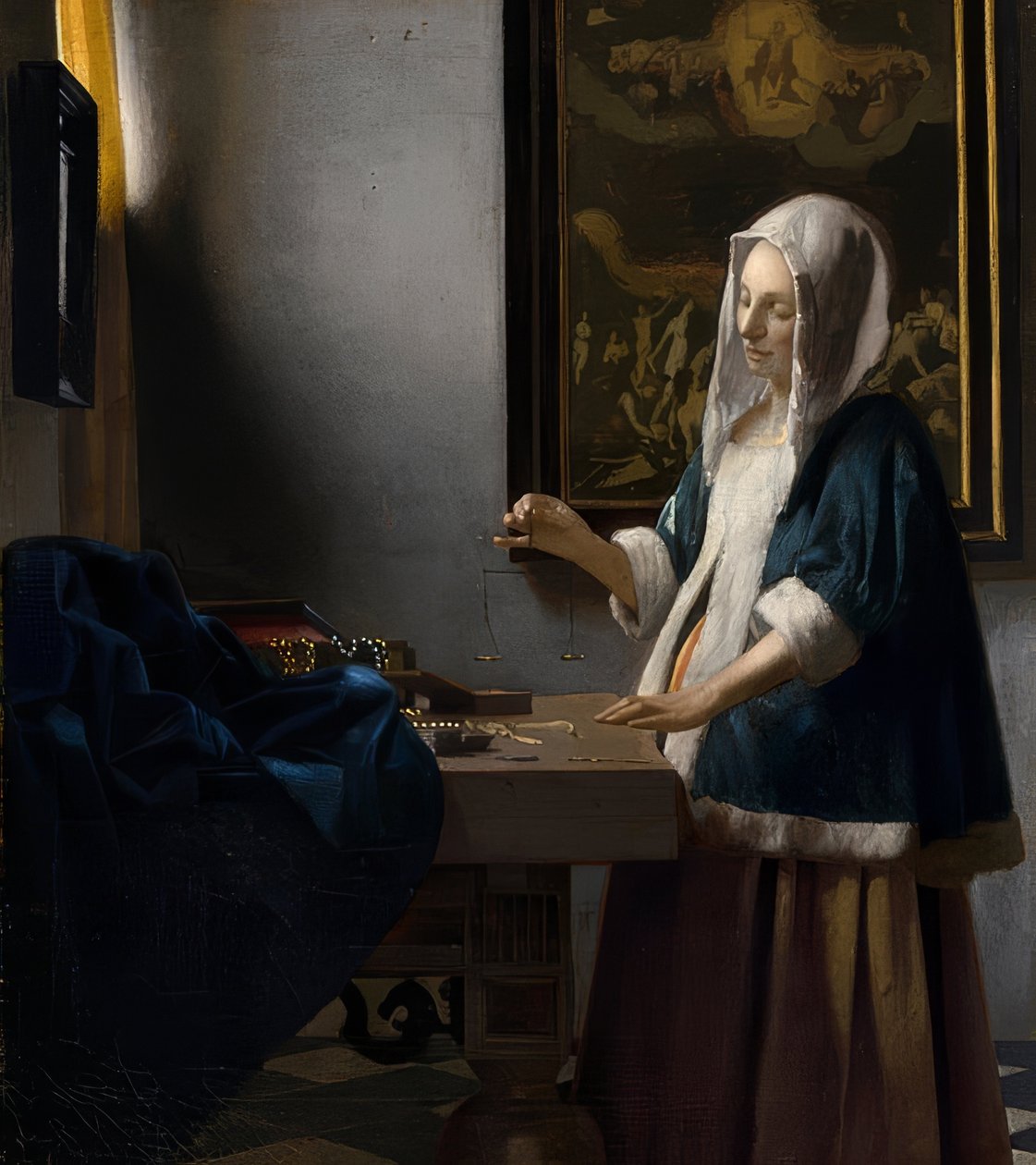 Femme avec balance - Jan Vermeer van Delft