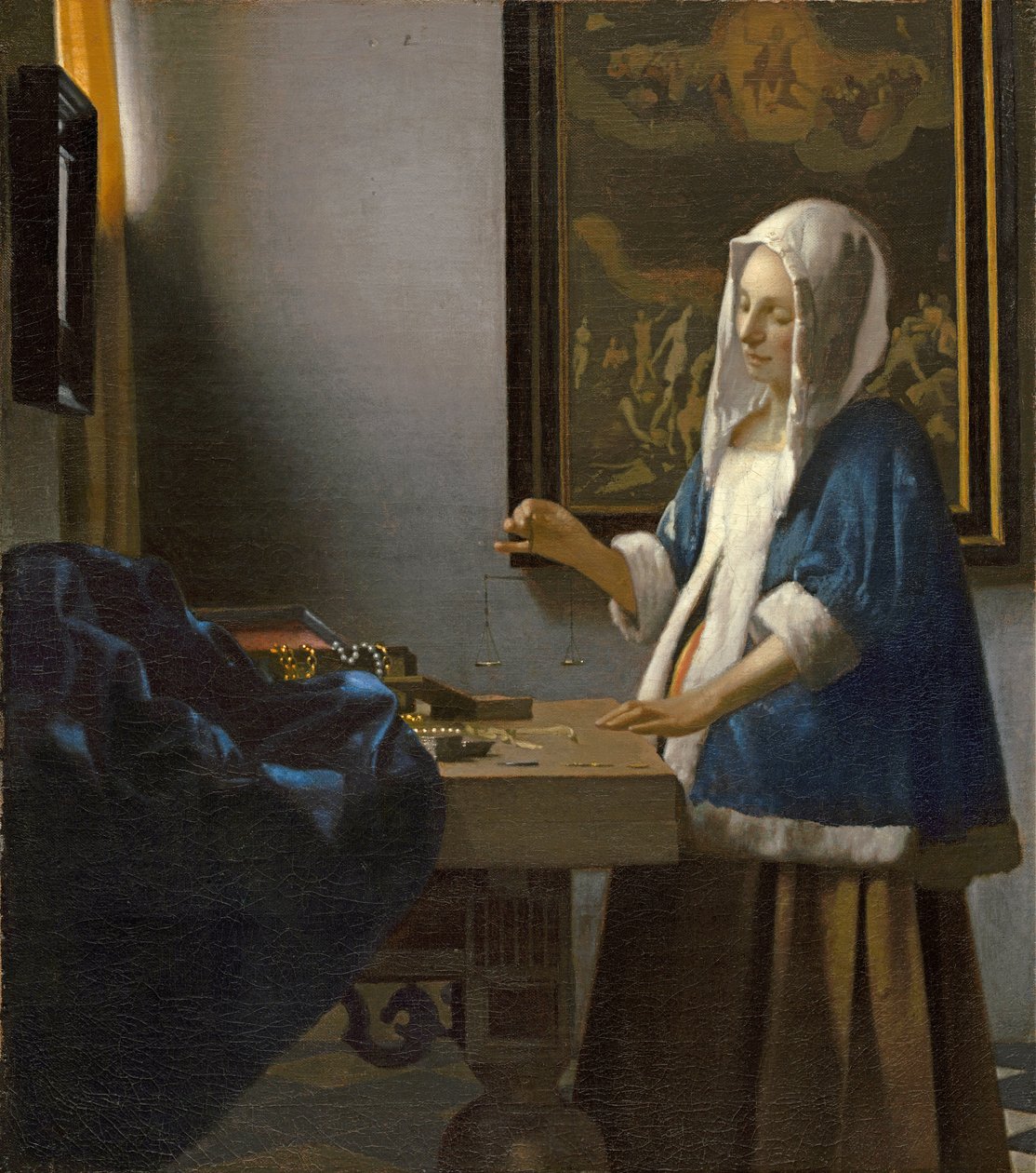 Femme tenant une balance - Jan Vermeer van Delft