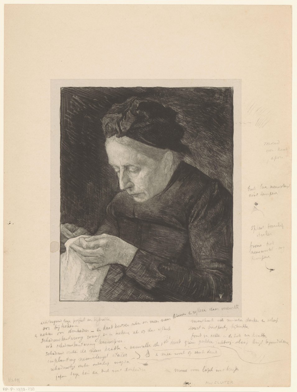 Portrait de Madame Sluiter-Metelerkamp - Jan Veth