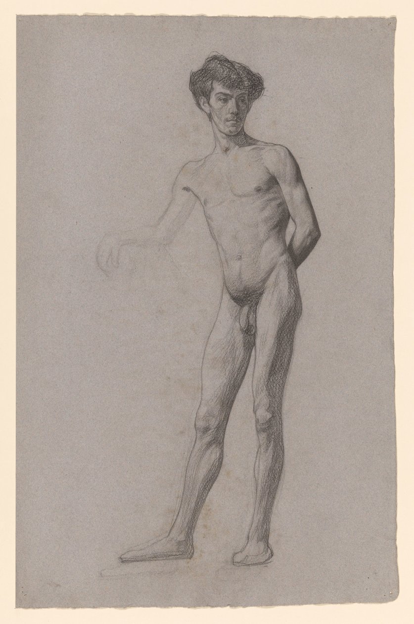 Jeune homme nu debout - Jan Veth