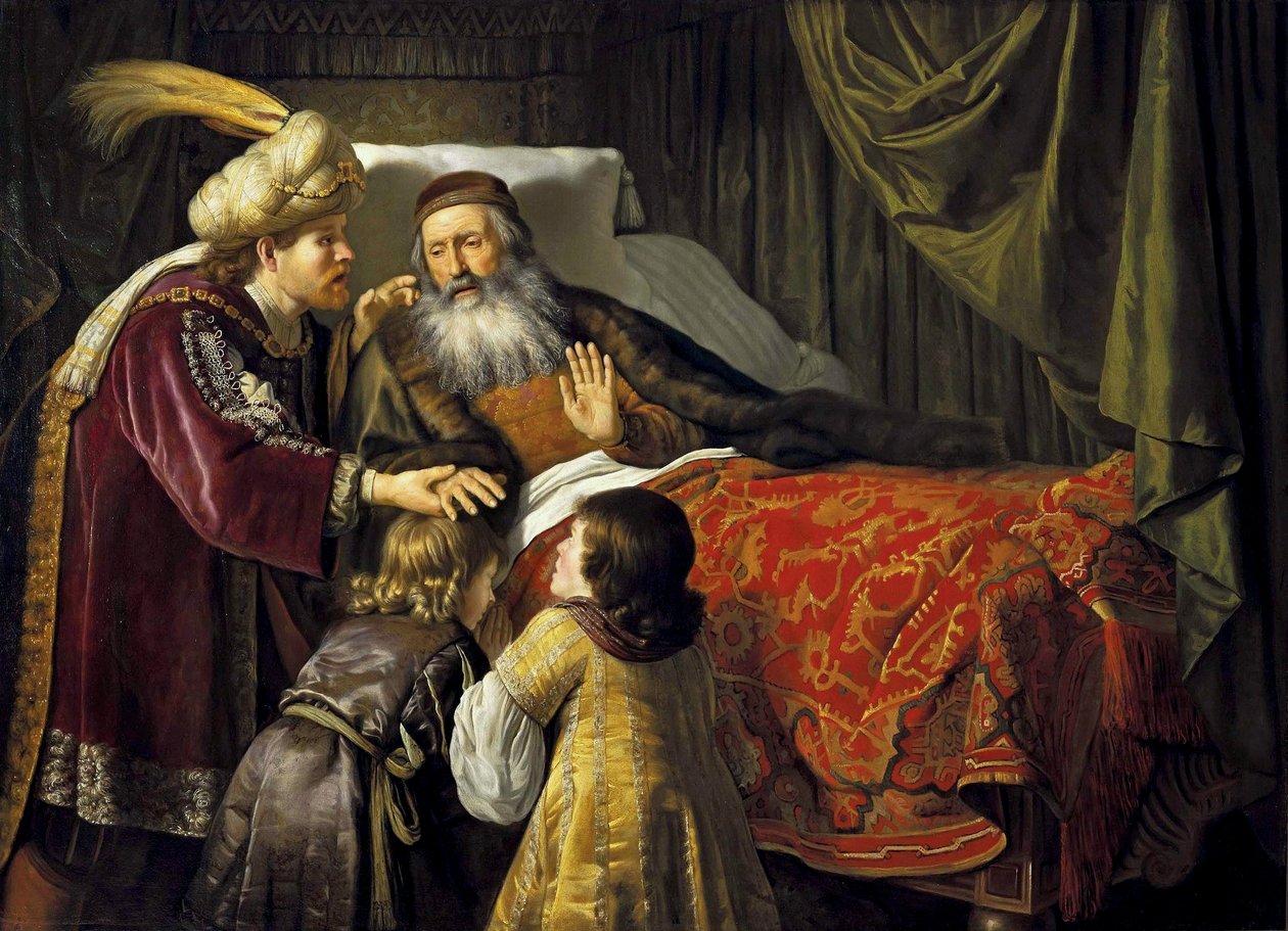 Jacob bénit les fils de Joseph - Jan Victors