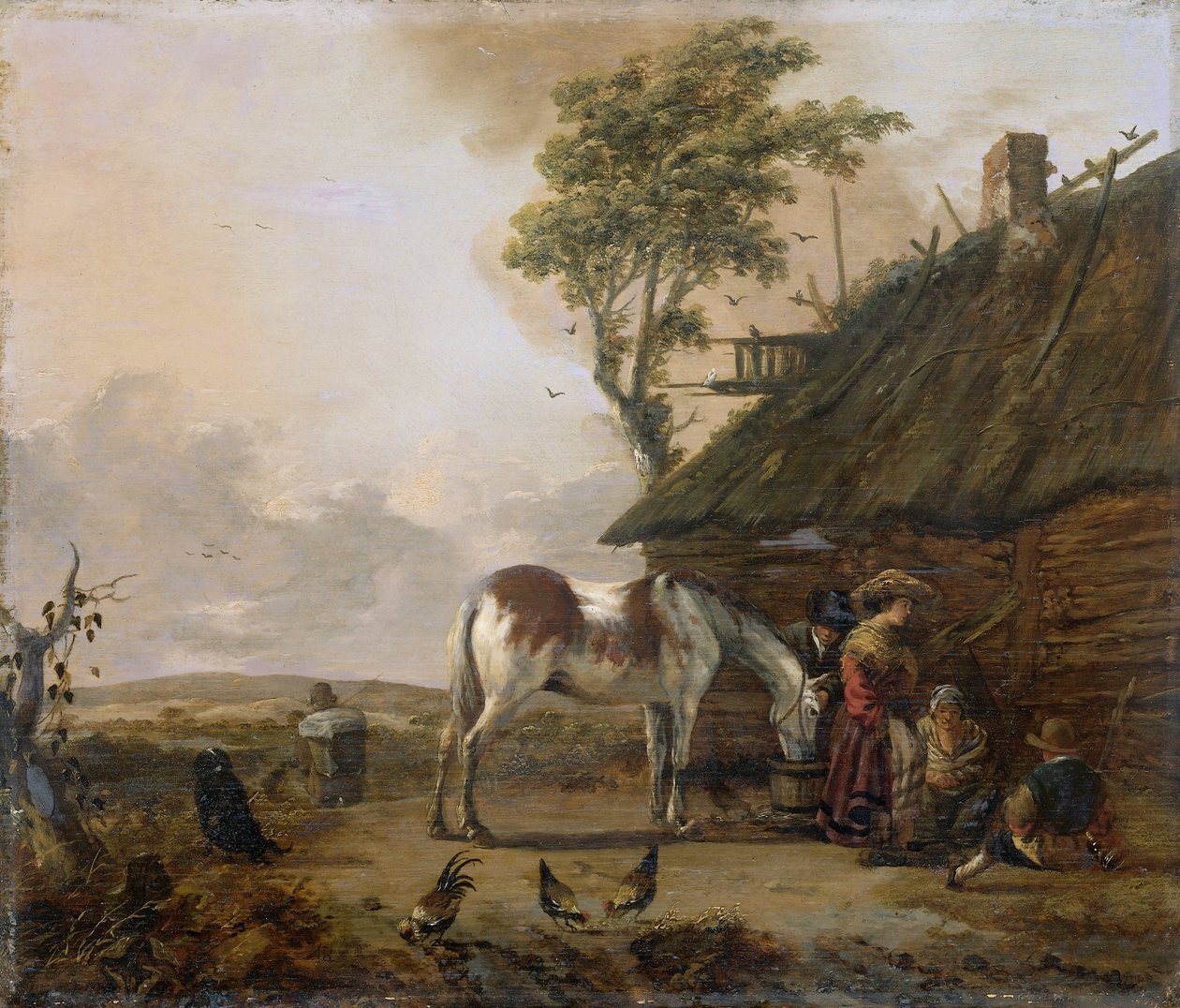 Un cheval pie - Jan Wouwerman