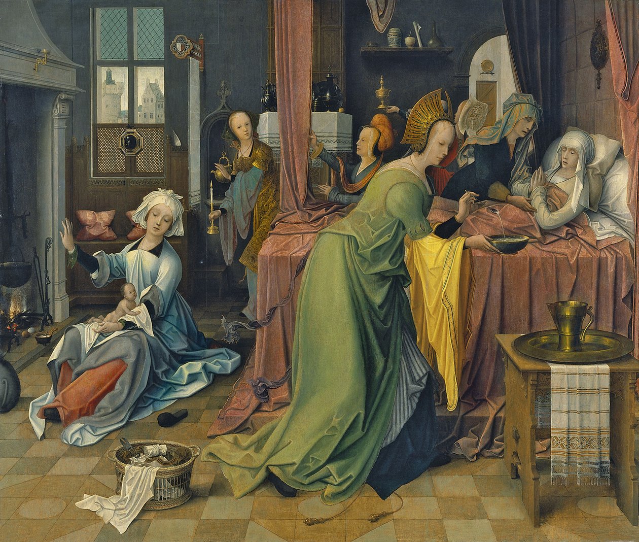 La naissance de la Vierge - Jan de Beer