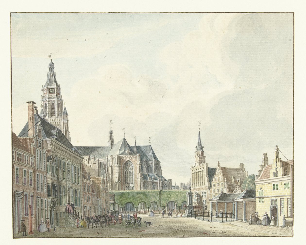 Markt te Arnhem - Jan de Beijer
