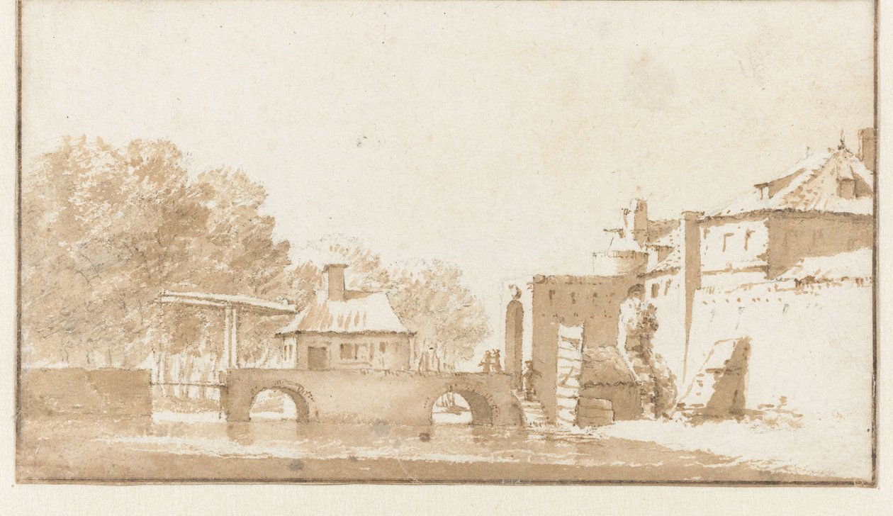 Porte des Vaches à Leyde - Jan de Bisschop