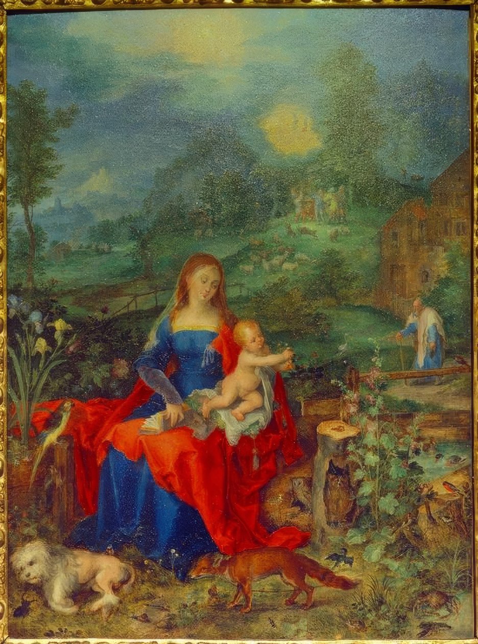 Marie avec de nombreux animaux - Jan the Elder Brueghel