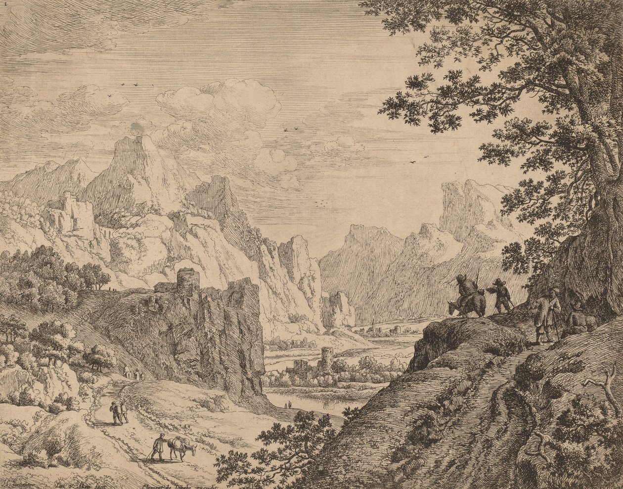 Vue du Rhin - Jan van Aken