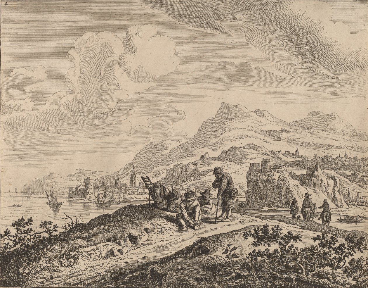 Vue du Rhin - Jan van Aken