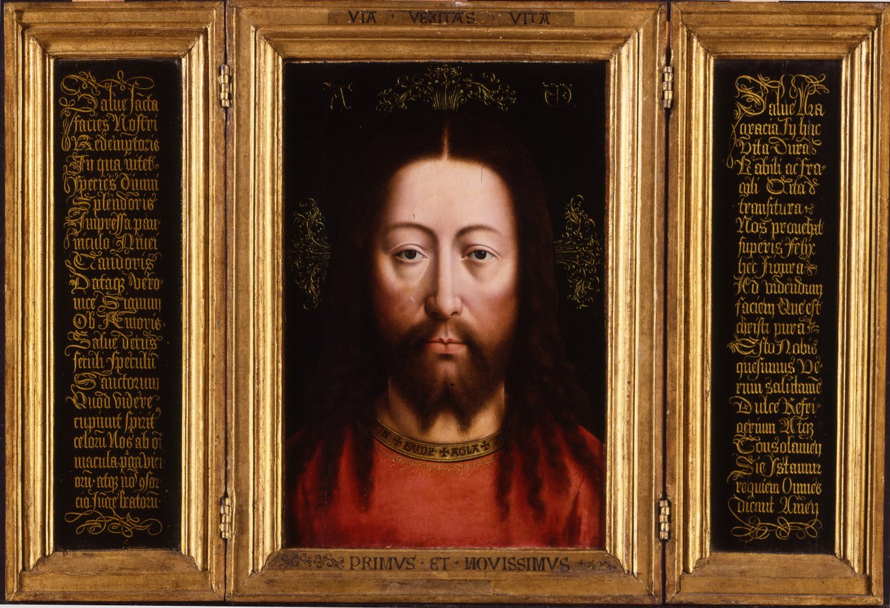 Triptyque : Christ comme Salvator Mundi - Jan van Eyck